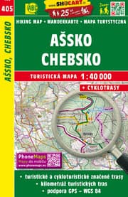 Cover von Assko, Chebsko / Asch, Eger Umgebung (Wander - Radkarte 1:40.000)
