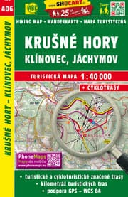 Cover von Kruné hory - Klínovec, Jáchymov / Erzgebirge - Keilberg, Joachimsdorf (Wander - Radkarte 1:40.000)