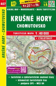 Cover von Kruné hory - Chomutov / Erzgebirge - Komotau (Wander - Radkarte 1:40.000)