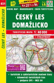 Cover von eský les, Domalicko / Oberpfälzer Wald, Taus (Wander - Radkarte 1:40.000)