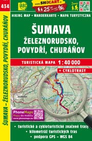Cover von umava - eleznorudsko, Povydí, Churáov / Böhmerwald - Eisenstein (Wander - Radkarte 1:40.000)