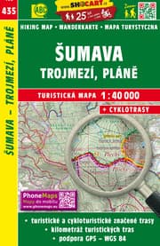 Cover von umava - Trojmezí, Plán / Böhmerwald - Dreiländereck, Hochebene (Wander - Radkarte 1:40.000)