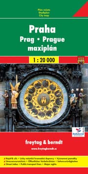 Cover von Praha/Prag MAXI (Stadtplan 1:20.000)