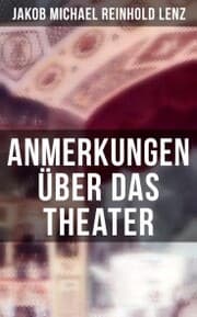 Cover von Anmerkungen über das Theater