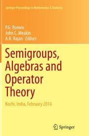 Cover von Semigroups, Algebras and Operator Theory