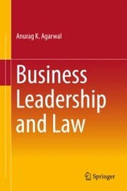 Cover von Business Leadership and Law