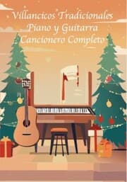 Cover von Partituras de villancicos para para piano guitarra y voz 30 Villancicos Populares Tradicionales