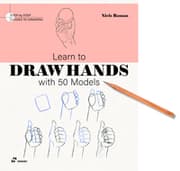 Cover von Learn to Draw Hands with 50 Models
