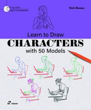 Cover von Learn to Draw Characters with 50 Models