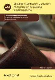 Cover von Materiales y servicios en reparación de calzado y marroquinería. TCPC0109