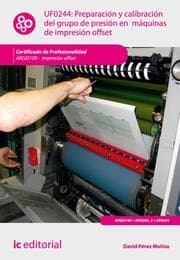 Cover von Preparación y calibración del grupo de presión en máquinas de impresión offset. ARGI0109