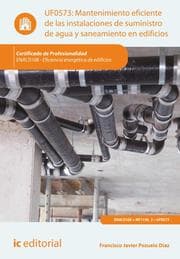 Cover von Mantenimiento eficiente de las instalaciones de suministro de agua y saneamiento en edificios. ENAC0108