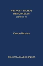 Cover von Hechos y dichos memorables. Libros I-VI