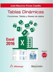 Cover von Tablas dinámicas con Excel 2016.Funciones, tablas y bases de datos