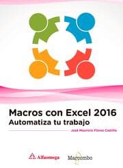 Cover von Macros con Excel 2016. Automatiza tu trabajo