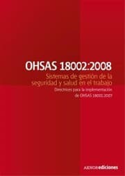 Cover von OHSAS 18002:2008 Sistemas de gestión de la seguridad y salud en el trabajo