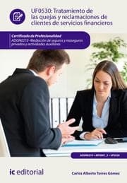 Cover von Tratamiento de las quejas y reclamaciones de clientes de servicios financieros. ADGN0210
