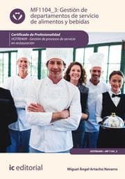 Cover von Gestión de departamentos de servicio de alimentos y bebidas. HOTR0409