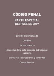Cover von Código Penal. Parte especial, después de 2019