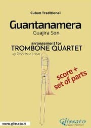 Cover von Guantanamera - Trombone Quartet Score & Parts