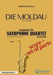 Cover von Sax Quartet Score of 'The Moldau'