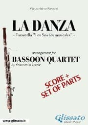 Cover von La Danza - Bassoon Quartet score & parts