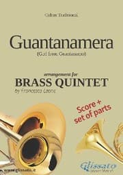 Cover von Guantanamera - Brass Quintet score & parts