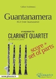 Cover von Guantanamera - Clarinet Quartet score & parts