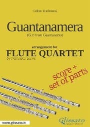 Cover von Guantanamera - Flute Quartet score & parts