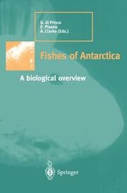 Cover von Fishes of Antarctica