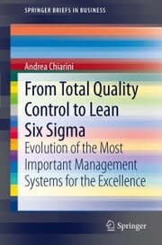 Cover von From Total Quality Control to Lean Six Sigma
