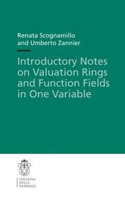 Cover von Introductory Notes on Valuation Rings and Function Fields in One Variable