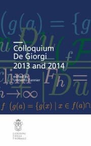 Cover von Colloquium De Giorgi 2013 and 2014