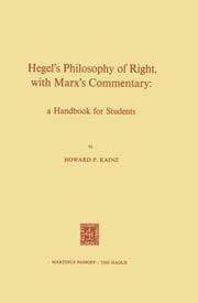 Cover von Hegels Philosophy of Right, with Marxs Commentary