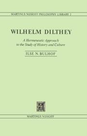 Cover von Wilhelm Dilthey