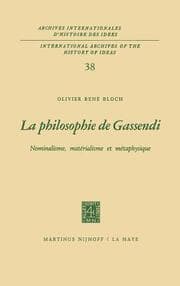 Cover von La philosophie de Gassendi