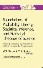 Cover von Foundations of Probability Theory, Statistical Inference, and Statistical Theories of Science