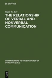 Cover von The Relationship of Verbal and Nonverbal Communication