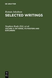 Cover von On Verse, Its Masters and Explorers