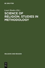 Cover von Science of Religion.Studies in Methodology