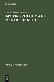 Cover von Anthropology and Mental Health