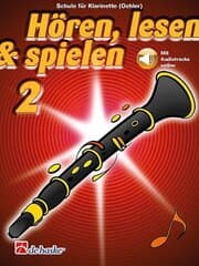 Cover von Hören, lesen & spielen 2 Klarinette (Oehler)