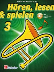 Cover von Hören, lesen & spielen 3 Posaune in B TC