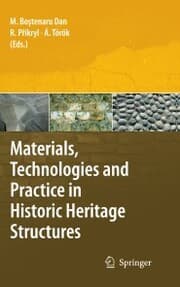 Cover von Materials, Technologies and Practice in Historic Heritage Structures