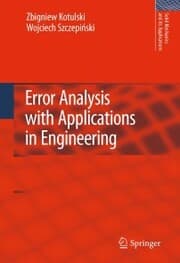 Cover von Error Analysis with Applications in Engineering