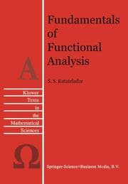 Cover von Fundamentals of Functional Analysis