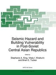 Cover von Seismic Hazard and Building Vulnerability in Post-Soviet Central Asian Republics