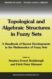 Cover von Topological and Algebraic Structures in Fuzzy Sets