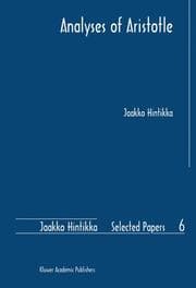 Cover von Analyses of Aristotle
