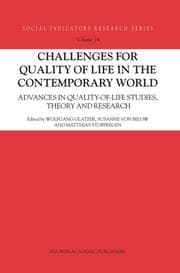 Cover von Challenges for Quality of Life in the Contemporary World